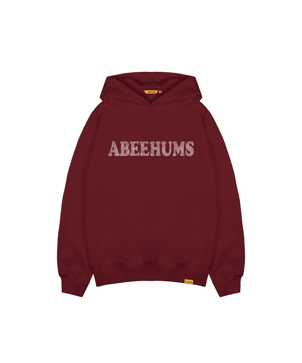 어비험즈(ABEEHUMS) 빈티지 로고 후드 스웨트셔츠 ABH357-108 버건디