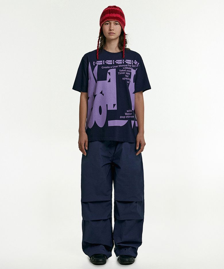 Litmemo Wide Pants Navy