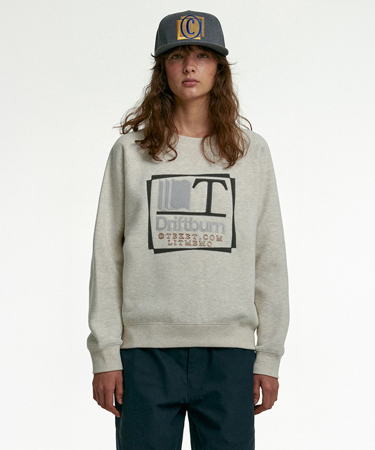 테켓(TEKET) Driftburn Sweatshirt Oatmeal