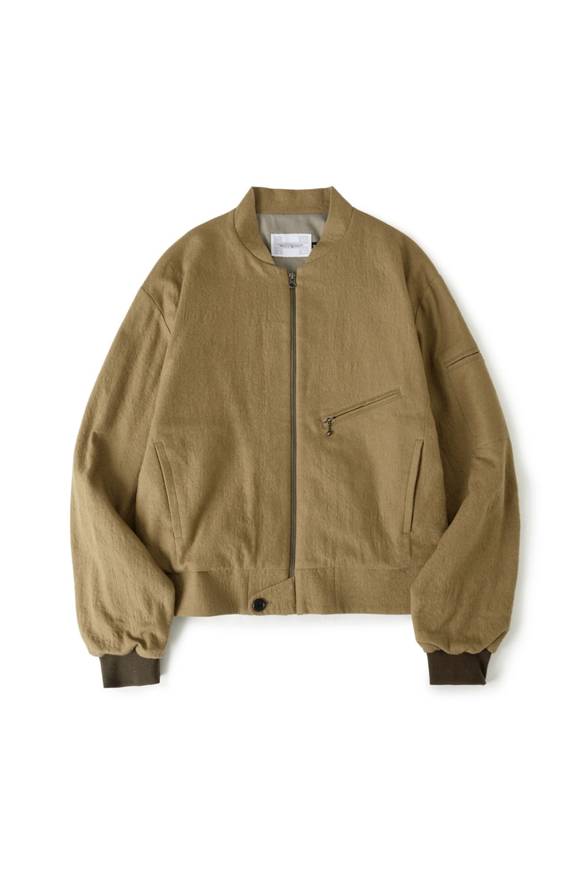 해칭룸(HATCHINGROOM) Hairy Bomber Jacket Camel