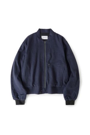 Hairy Bomber Jacket Dark Navy