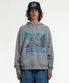 Hide Hoodie Melange Gray