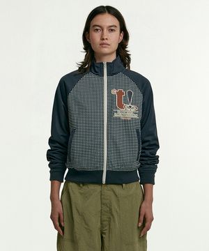 Joytamin Jersey Track Zip-Up Jacket Charcoal