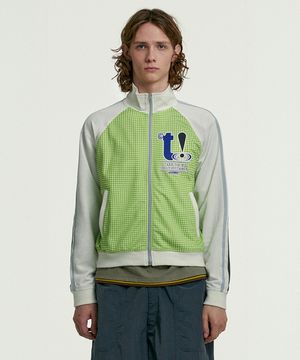 Joytamin Jersey Track Zip-Up Jacket Light Green