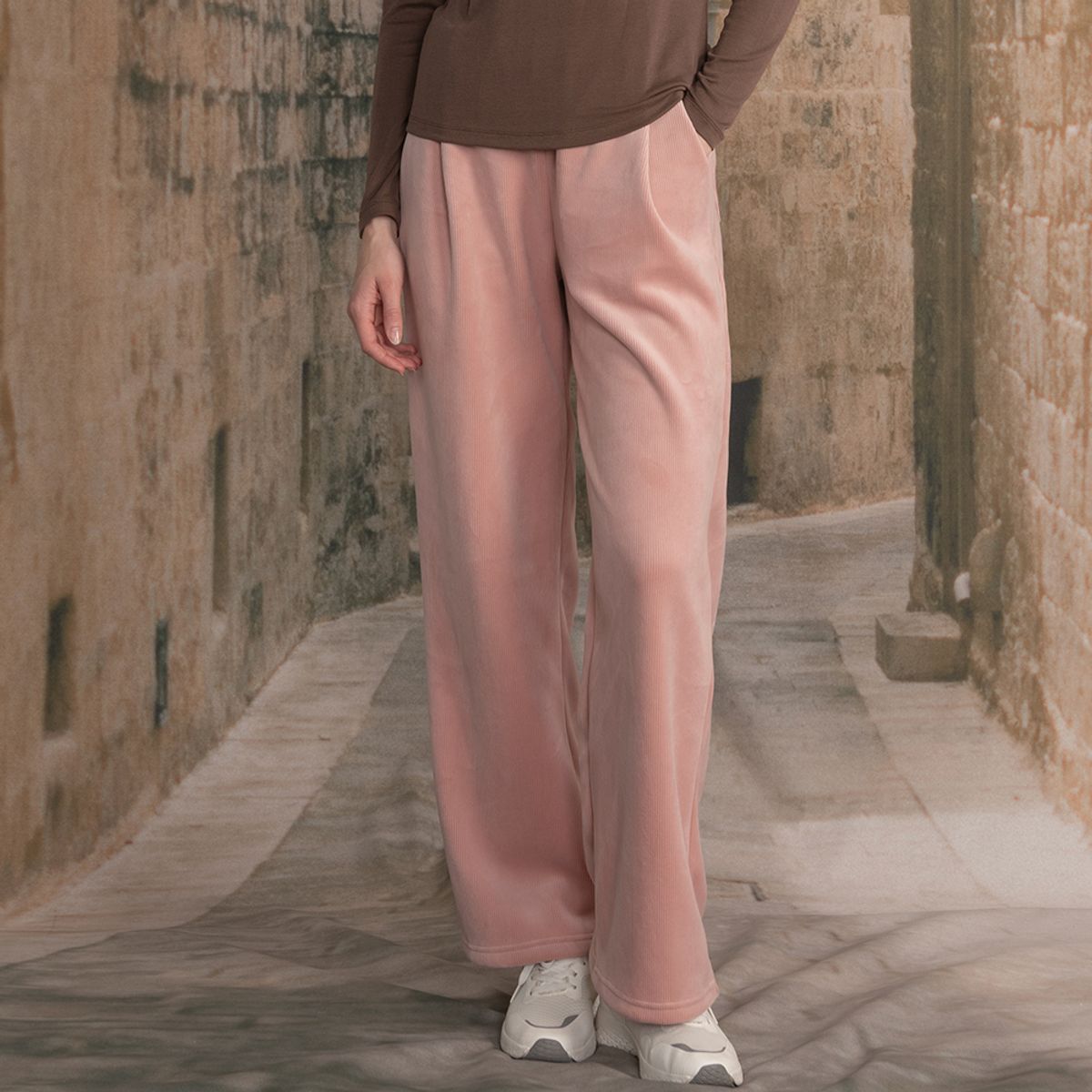 뒤란(DURAN) 코듀로이 융기모 와이드 팬츠 DBF5W-9217 4colors