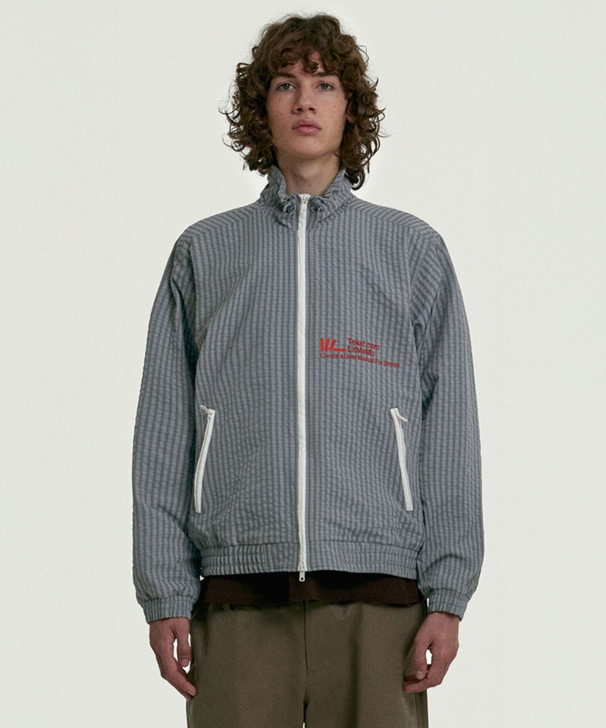테켓(TEKET) Stack Wind Jacket Gray