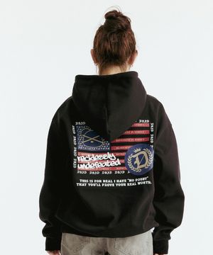 성조기 베어 후드 (블랙)