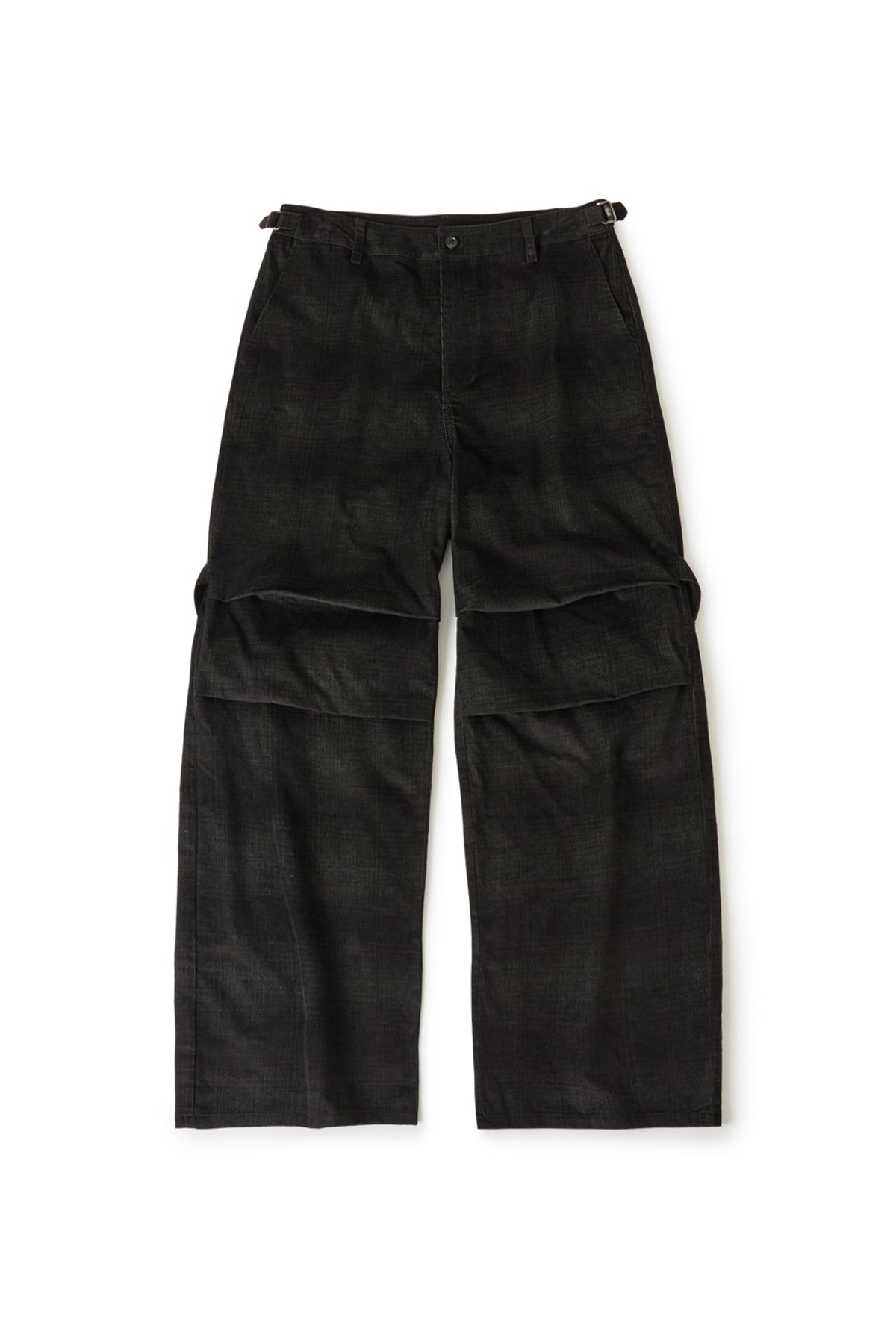 해칭룸(HATCHINGROOM) Bondage Snow Trousers Corduroy Shadow Check Black