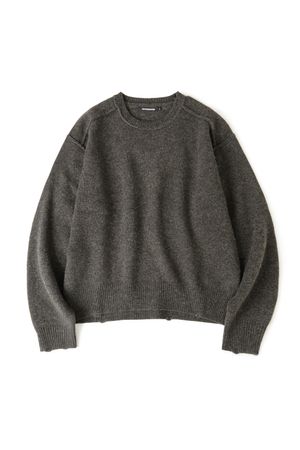 Reverse Damage Sweater Charcoal