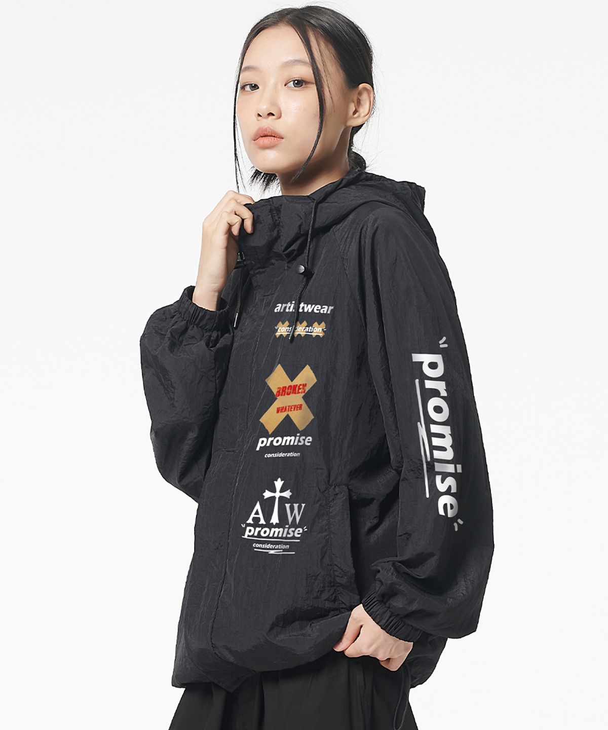 아티스트웨어(ARTISTWEAR) [ATW] 프로미스 후드 바람막이