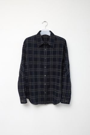Archive Shirt V2 Boiled Check Dark Navy