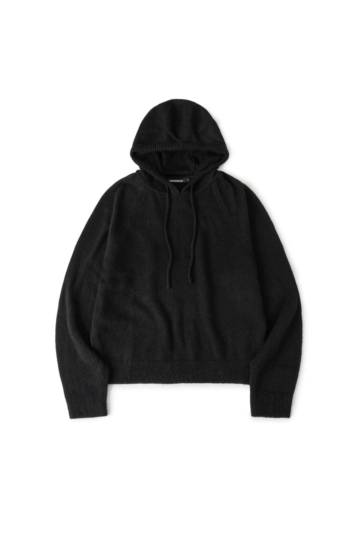 해칭룸(HATCHINGROOM) Base Hoodie Knit Black