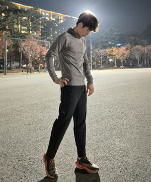 맨즈 러닝 기모 조거팬츠 RZPT7101