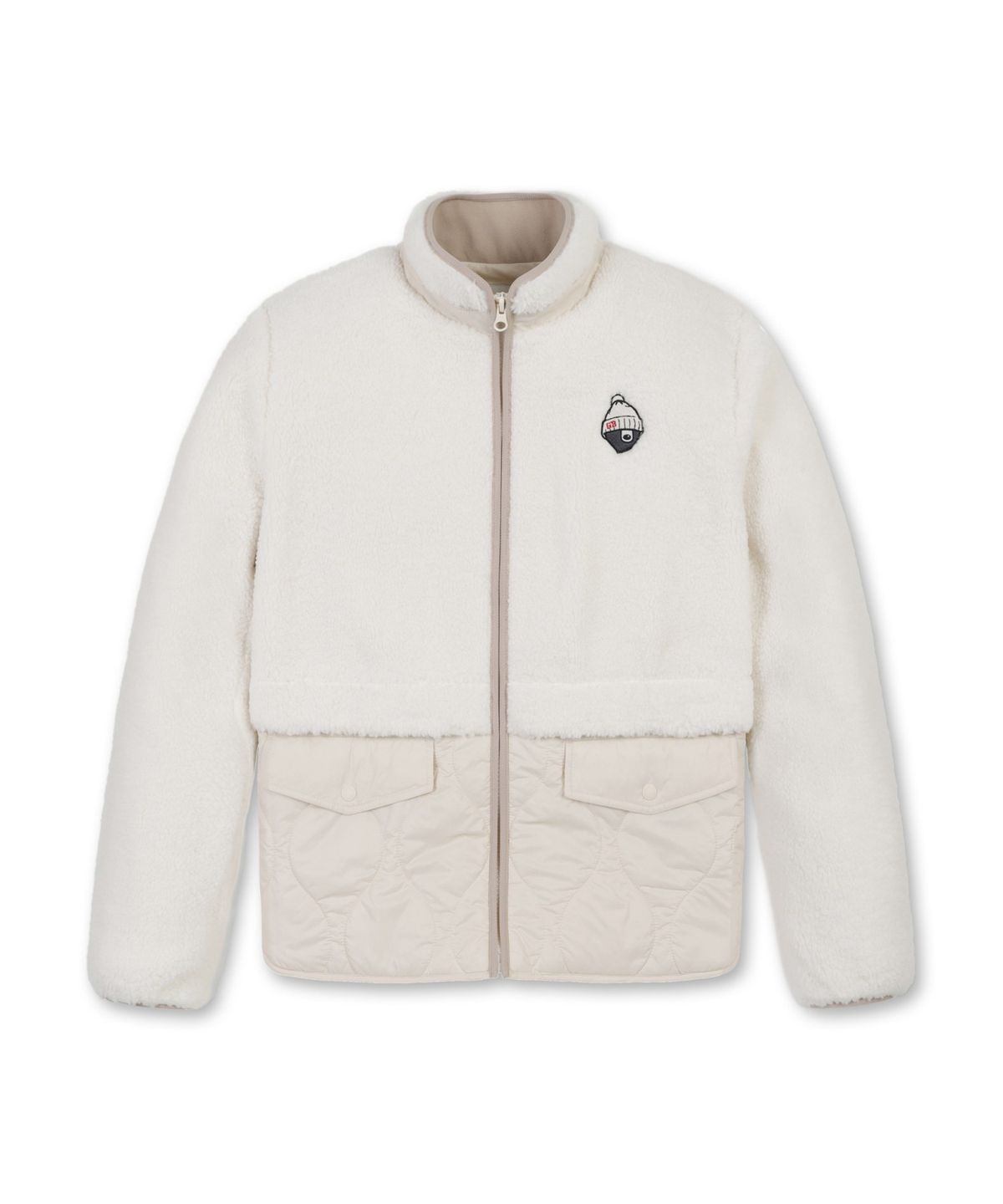 골든베어(GOLDEN BEAR) (W) Fleece Hybrid Quilted Jacket G5UAW25931IVX