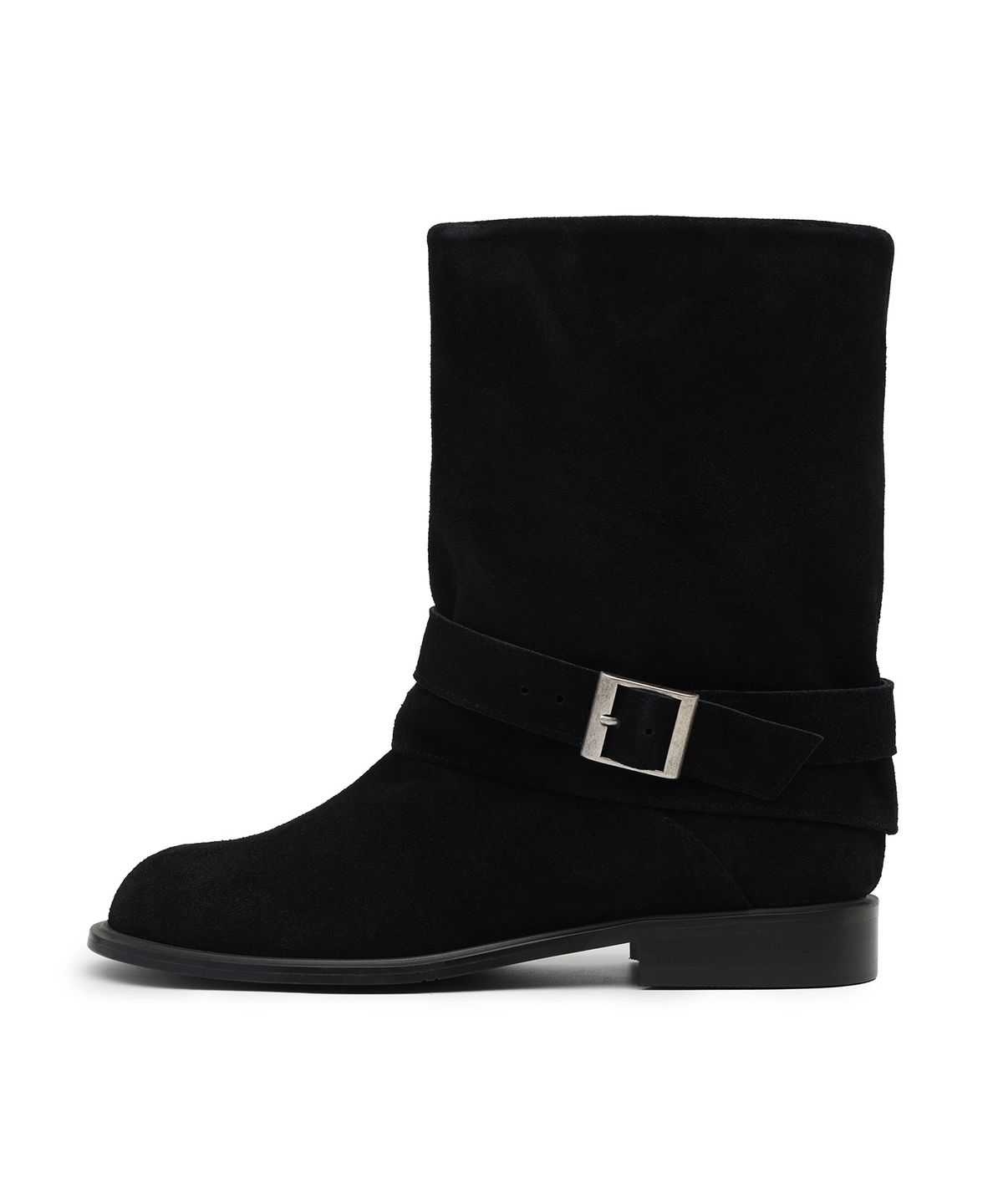 앤버터럼(ANDBUTTERUM) Noel_Middle Boots_Black(BF5CBH23BK)