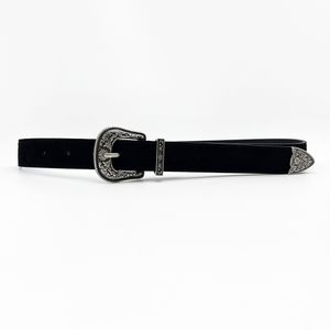 스웨이드 앤틱 버클 벨트 4 COLOR(ITALY LEATHER)