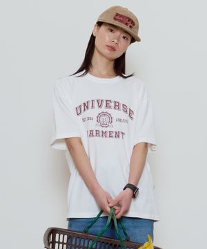 UG 심볼 로고 프린트 티셔츠_WHITE