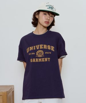 UG 심볼 로고 프린트 티셔츠_NAVY