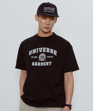 UG 심볼 로고 프린트 티셔츠_BLACK