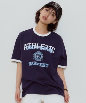 UG 애슬래틱 링거 티셔츠_NAVY