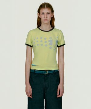 Dot-Com Women Tee Yellow
