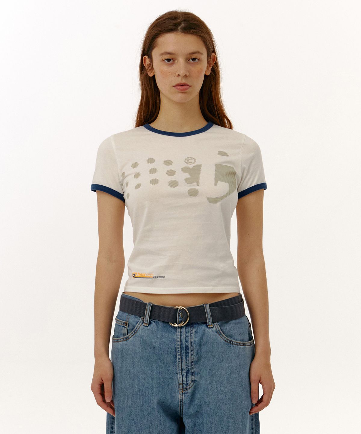 테켓(TEKET) Dot-Com Women Tee White