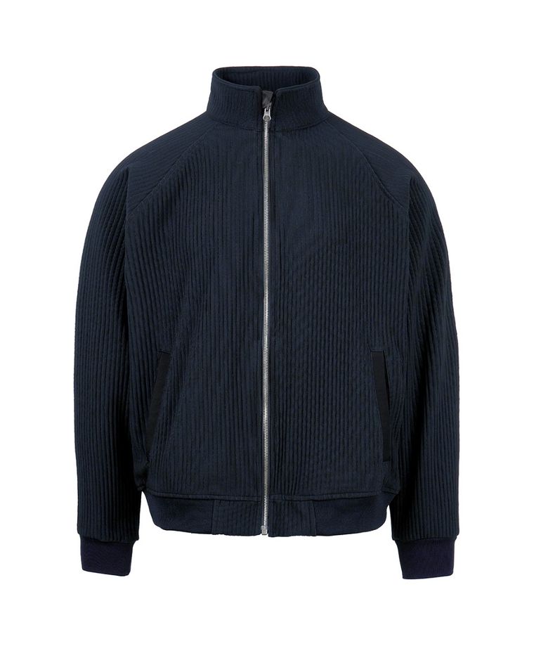 메타 리브드 트랙 재킷(네이비)