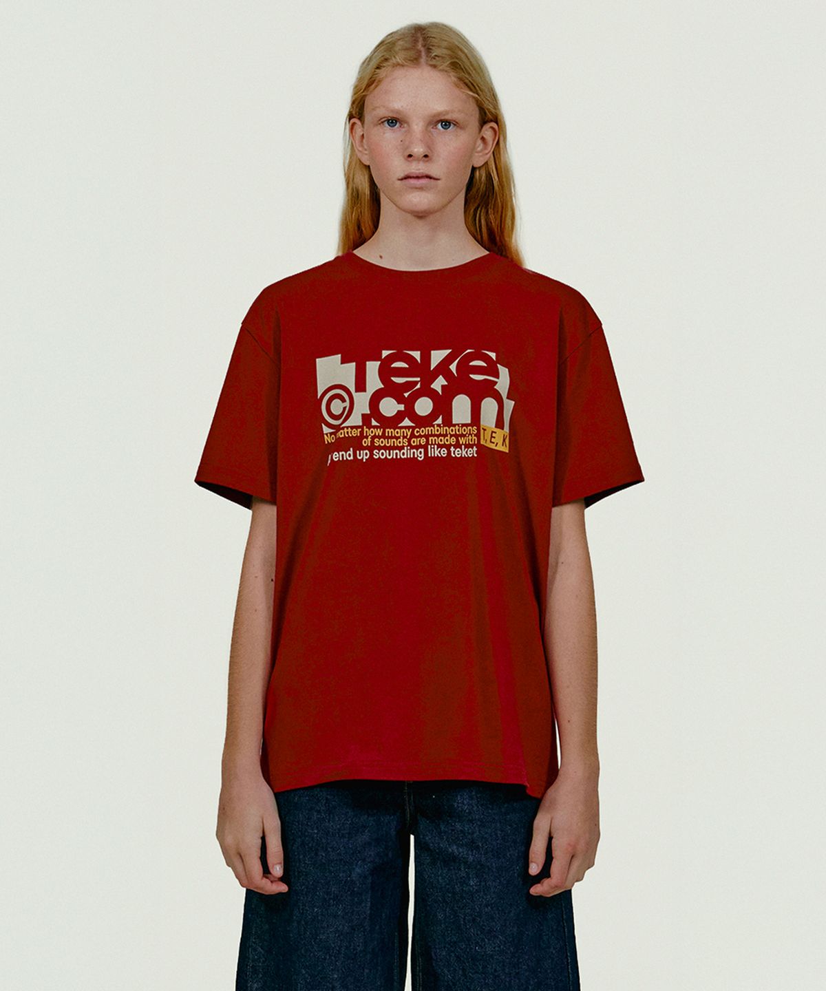 테켓(TEKET) Folder Tee Red