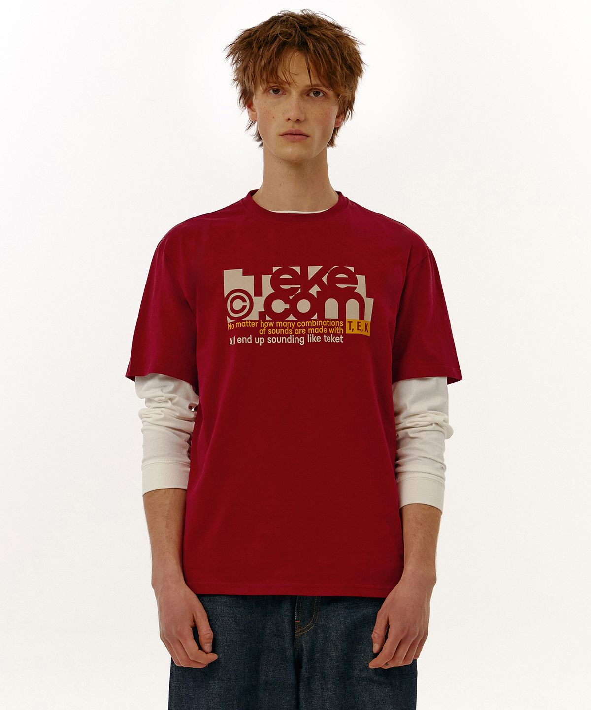 테켓(TEKET) Folder Tee Red