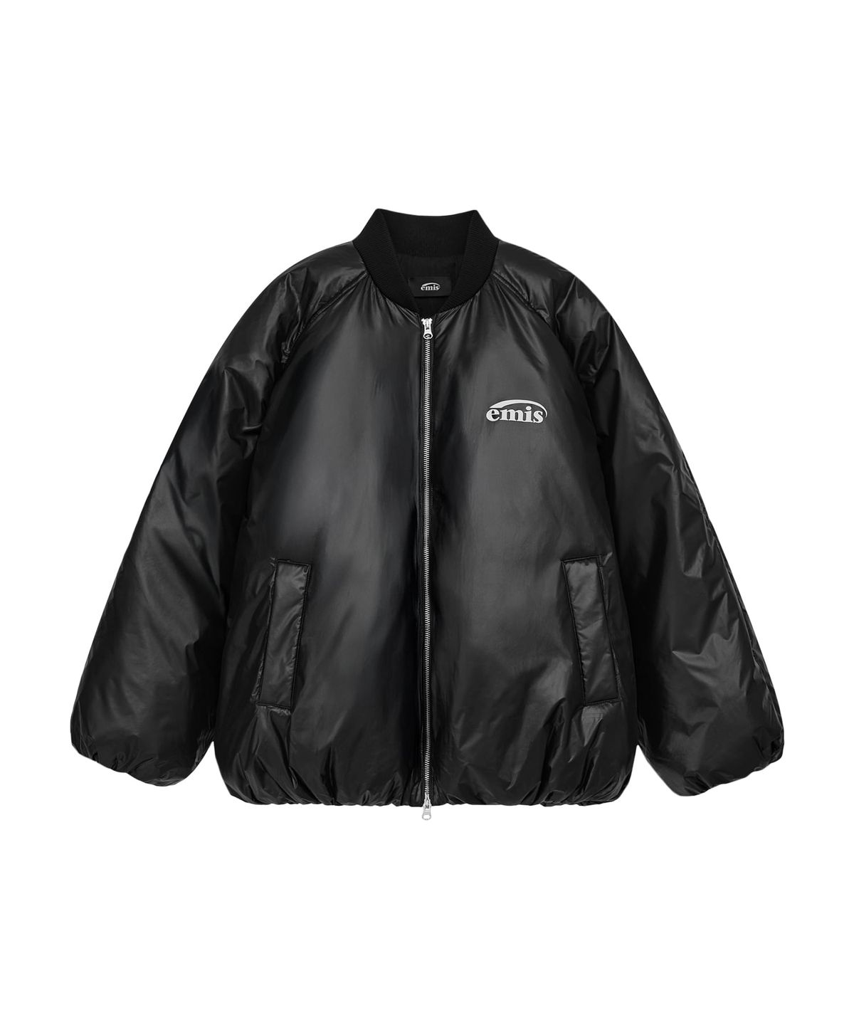 이미스(EMIS) PADDED BOMBER JACKET-BLACK