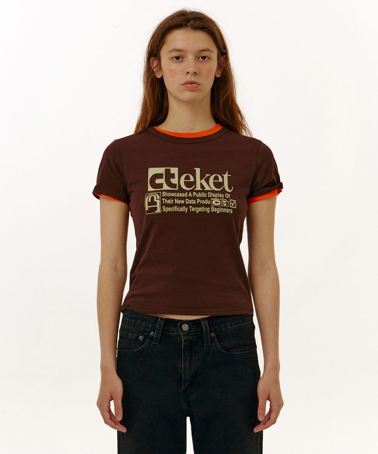 Plan Women Tee Brown