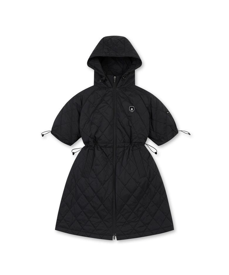 (W) Short Sleeve Quilted Dress G5UAW25911BKX