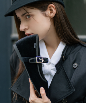 벨린 스퀘어 기모 메리제인 5CM [윈터 블랙]