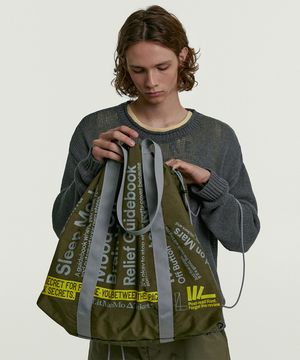 Stack Tote Bag Khaki