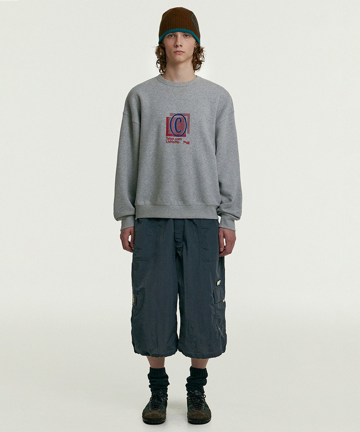 테켓(TEKET) Litmemo Ripstop Wide Shorts Black