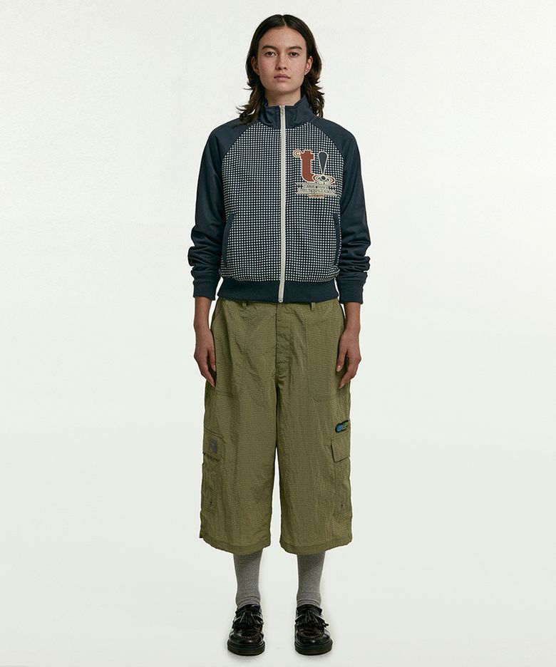 Litmemo Ripstop Wide Shorts Khaki Beige