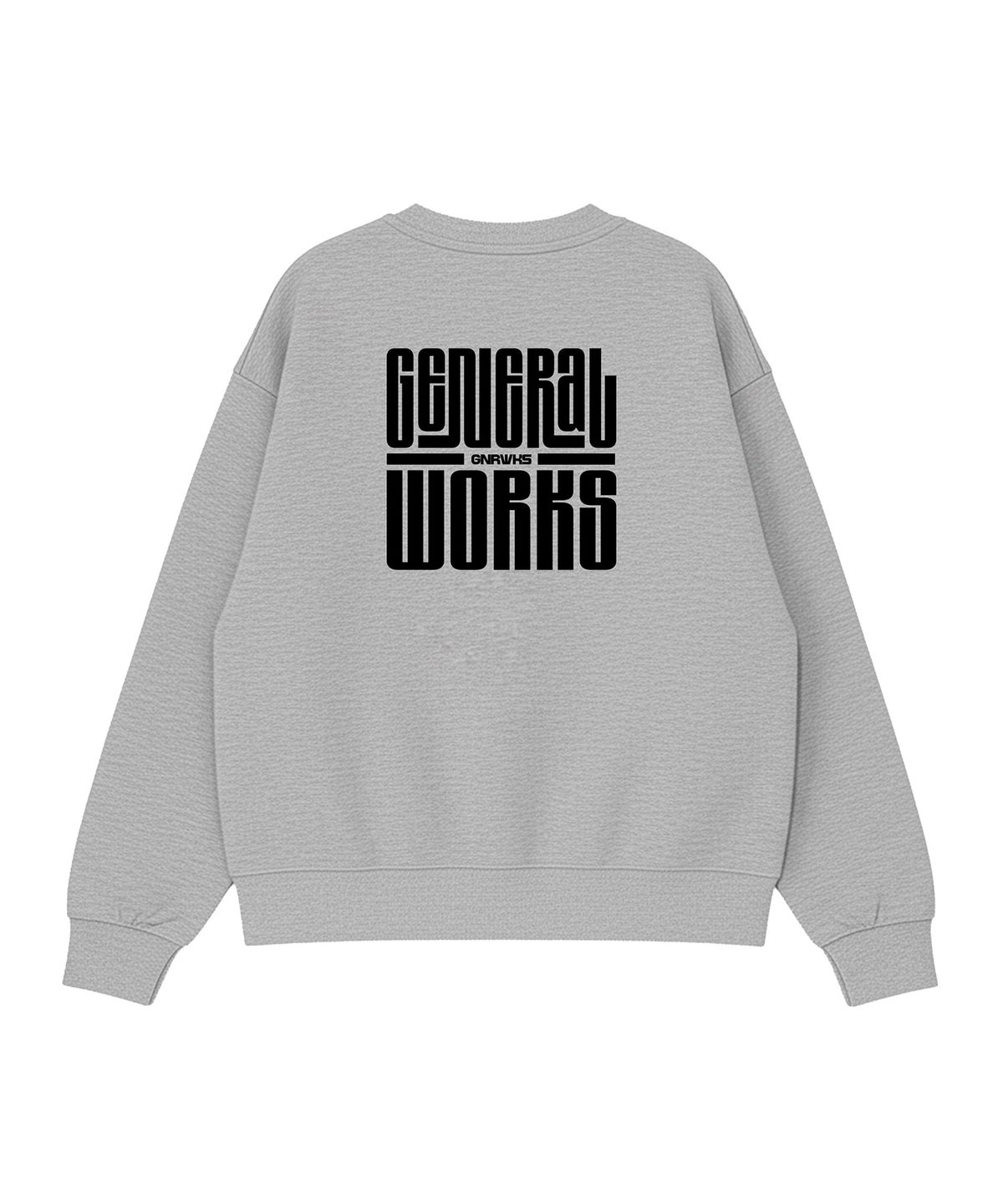 제네럴웍스(GENERAL WORKS) 특양면 그래픽 맨투맨_3컬러 BFM06
