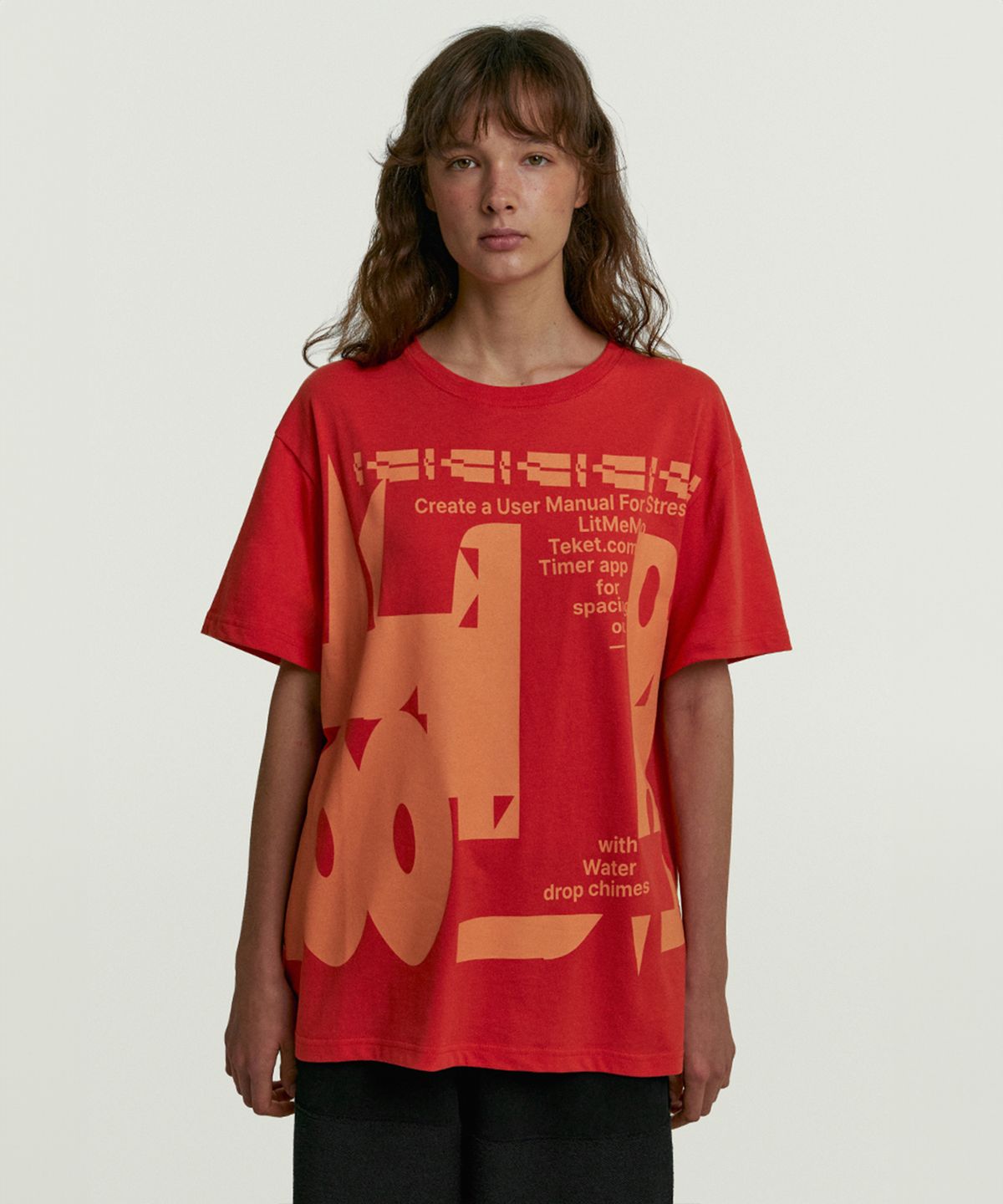 테켓(TEKET) Ease Loop Tee Red