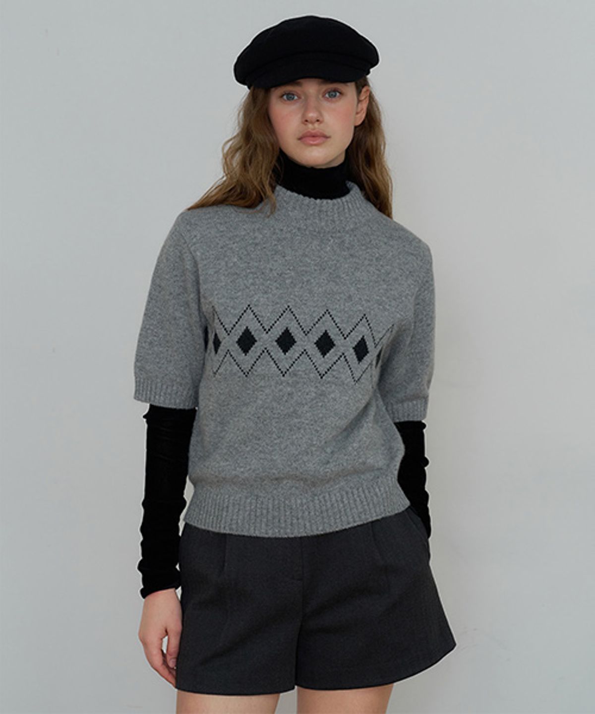 디애니(THE ANY) Dear Half Sleeve Knit