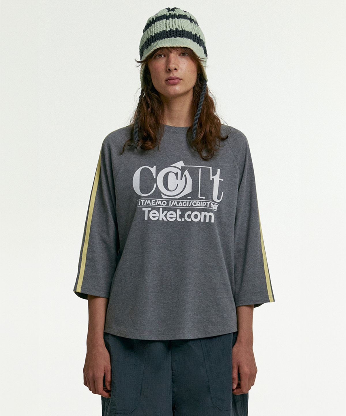테켓(TEKET) CCTT 7 L/S Tee Melange Gray