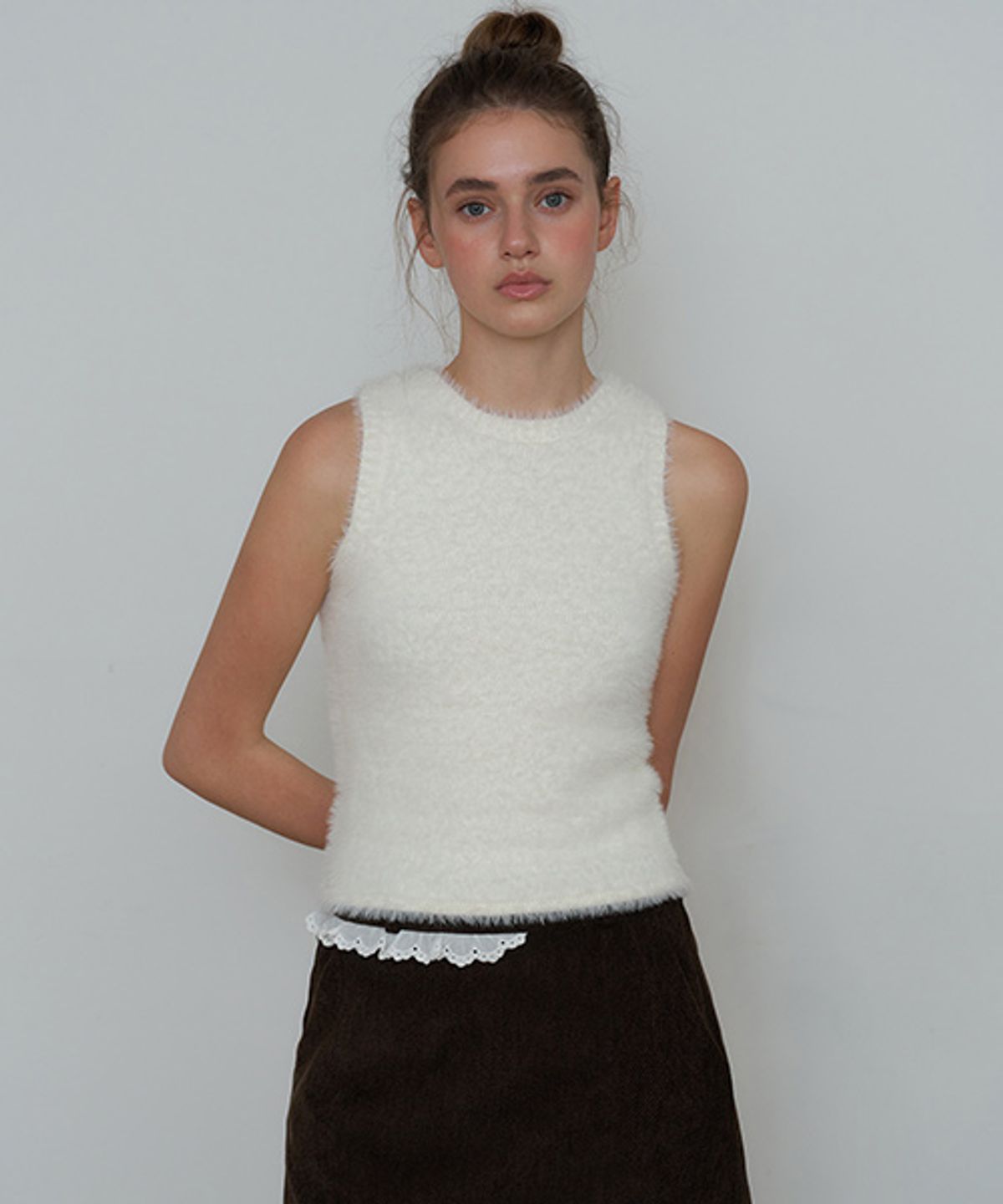 디애니(THE ANY) Hairy Knit Top