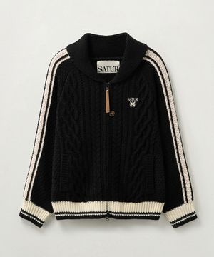 (W) 로턴 코위찬 니트 가디건 블랙