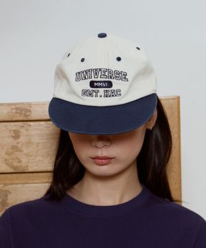 UG 투톤 로고 캡_NAVY