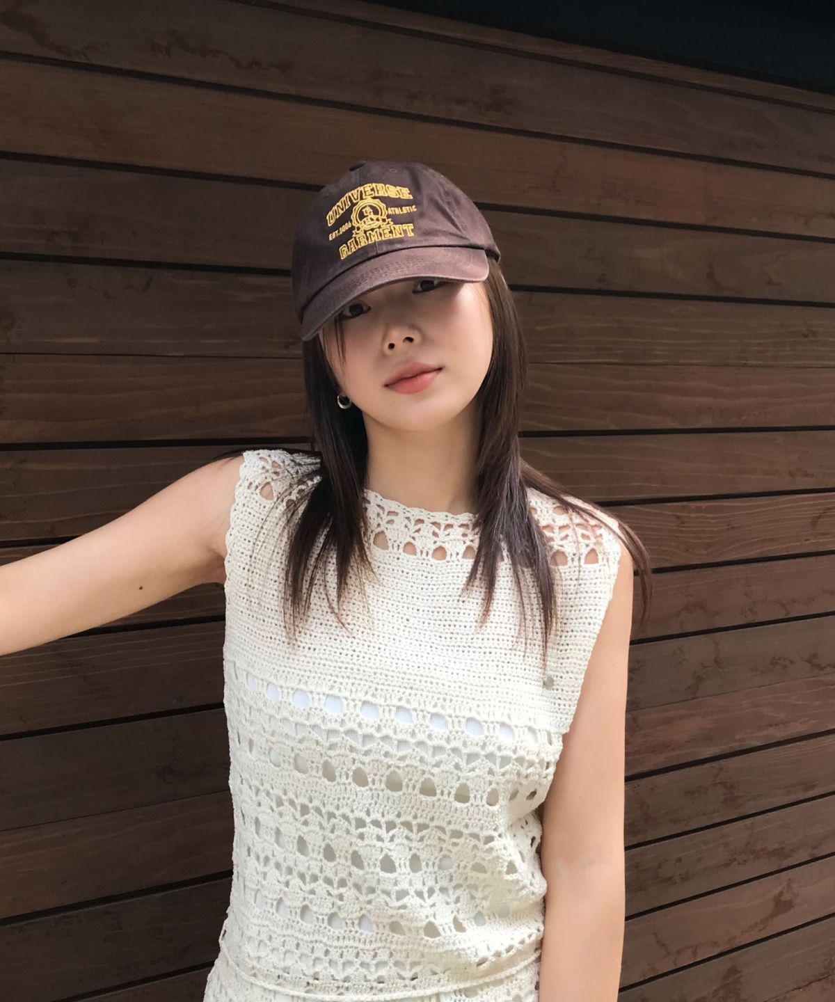 유니버스 가먼트(UNIVERSE GARMENT) UG 심볼 로고 볼캡_BROWN