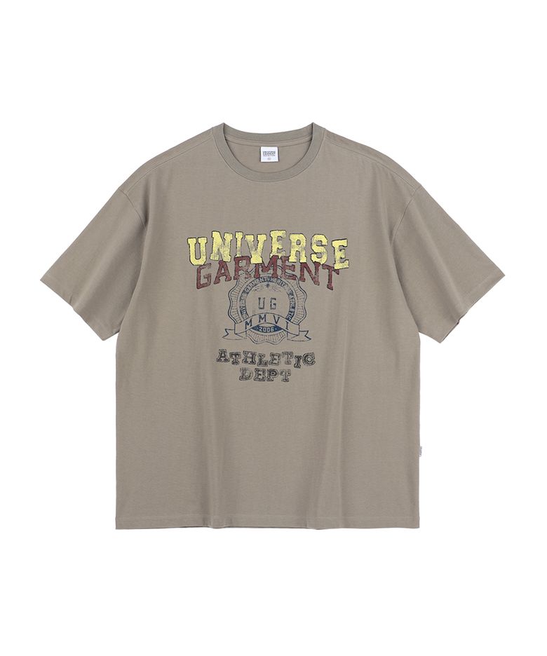 UG 빈티지 애슬래틱 티셔츠_Beige