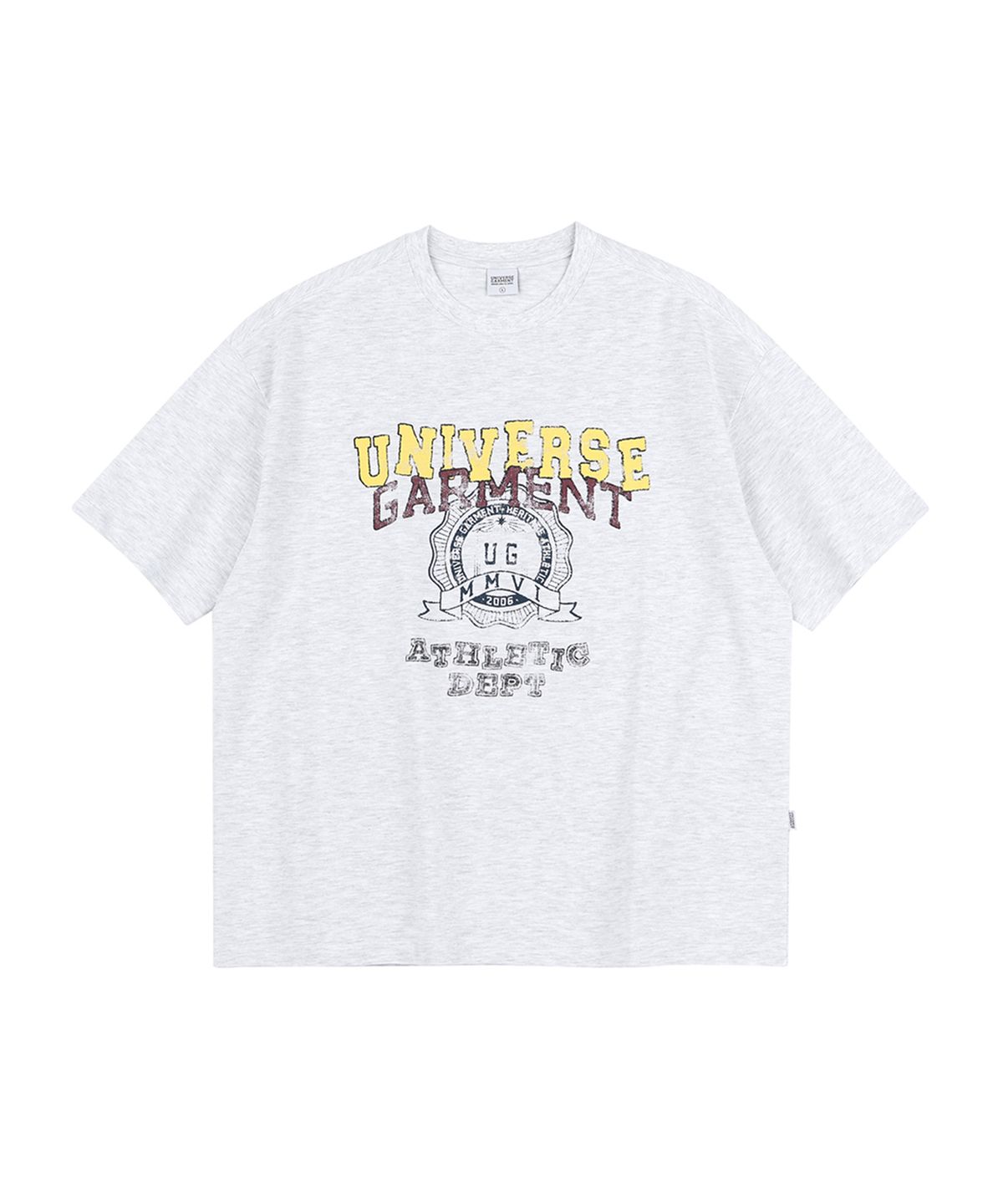 유니버스 가먼트(UNIVERSE GARMENT) UG 빈티지 애슬래틱 티셔츠_Melange Grey