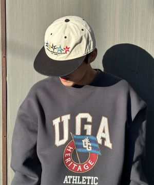 UGA 애슬래틱 기모 스웻셔츠_Charcoal