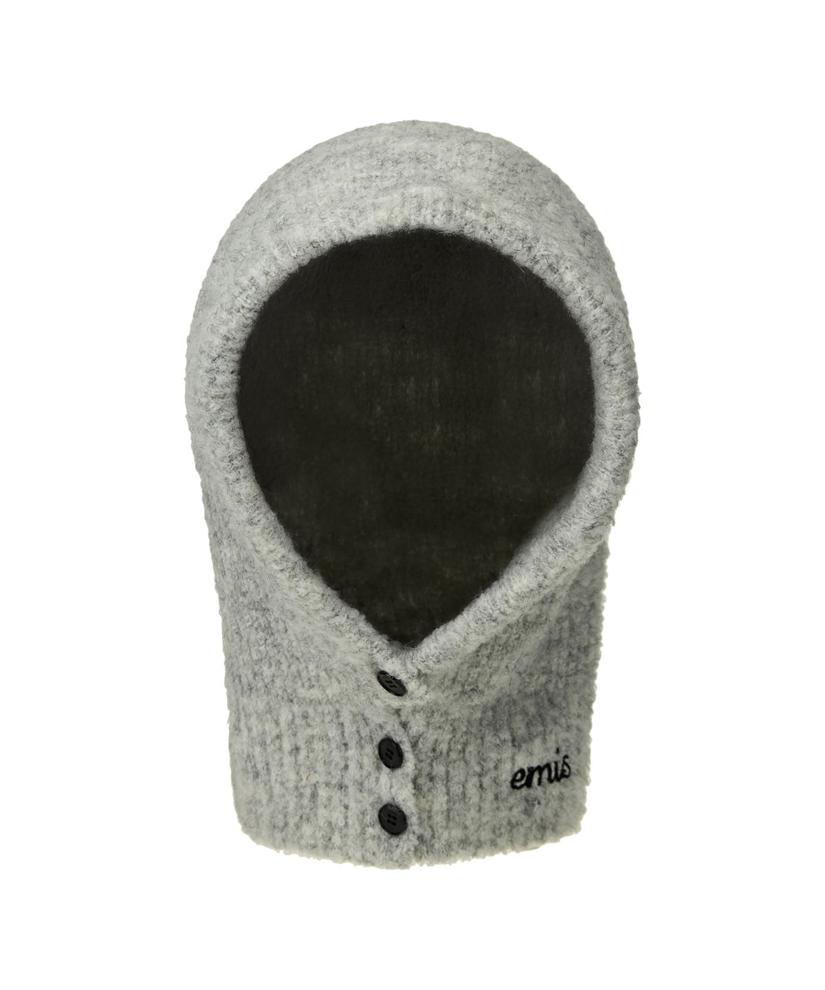 이미스(EMIS) BUTTON BALACLAVA-MELANGE GRAY
