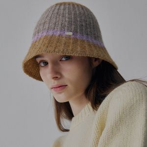 Color stripe bucket hat_5color