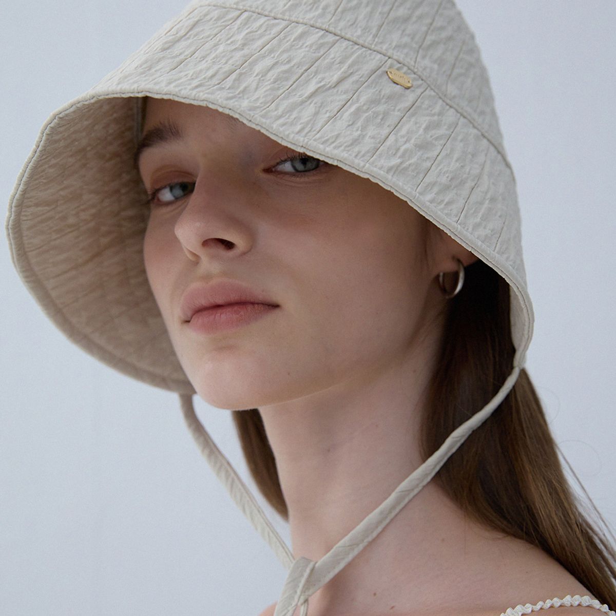 메르헨(MERCHEN) Quilting bonnet hat_2color